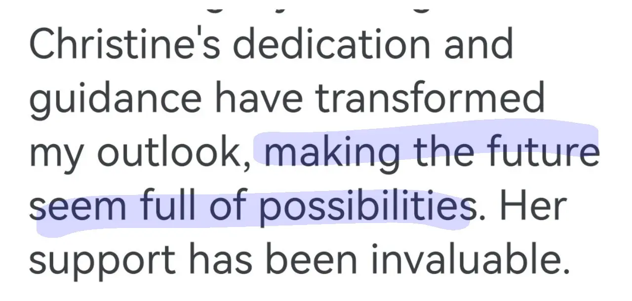 Testimonial: future full of possibilities
