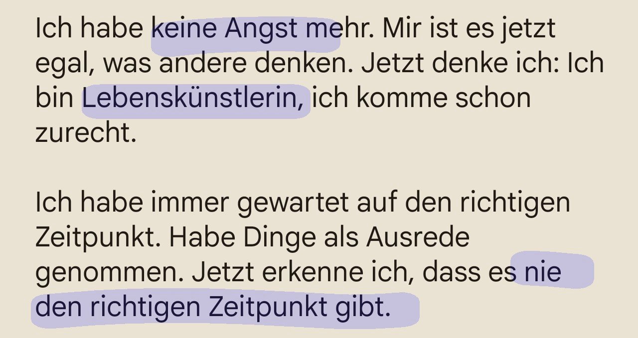 Testimonial: Keine Angst mehr